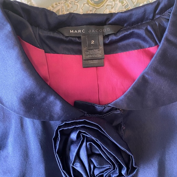 Marc Jacobs couture silk ruffle sleeve cardigan - Picture 2 of 4